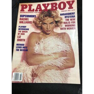 Playboy Magazine February 92 Rachel Williams Cover And Layout! Vintage Men’s